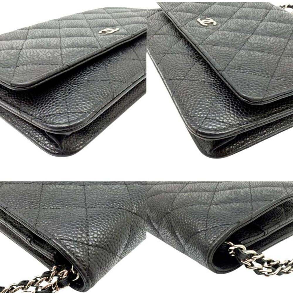 CHANEL Black Caviar Leather Wallet - Picture 4 of 12